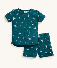 Short Sleeve Pajamas 0.2 TOG Ocean Blue