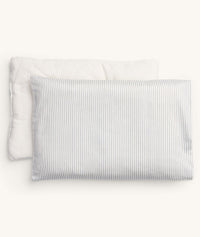 Organic Toddler Pillow and Case Midnight Stripe