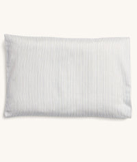 Product shot of ergoPouch an organic toddler pillow case in Midnight stripe